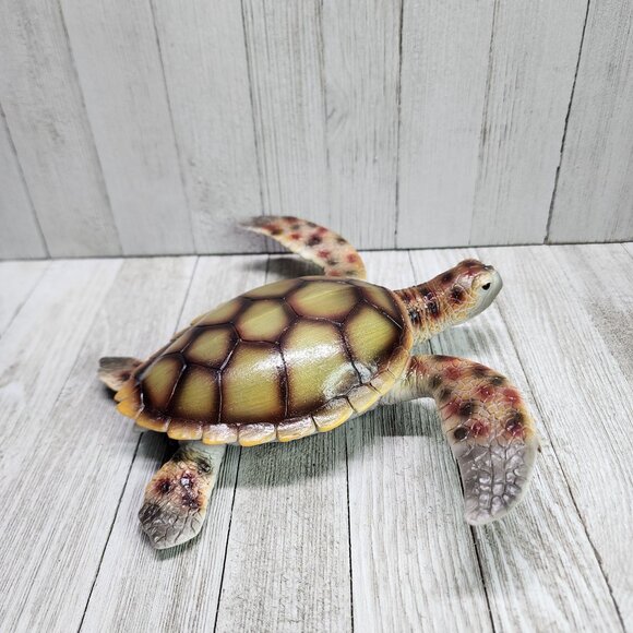 Sea Turtle Squishy Lifelike Animal Toy Action Figure Kids Party Gifts Education - Picture 3 of 11